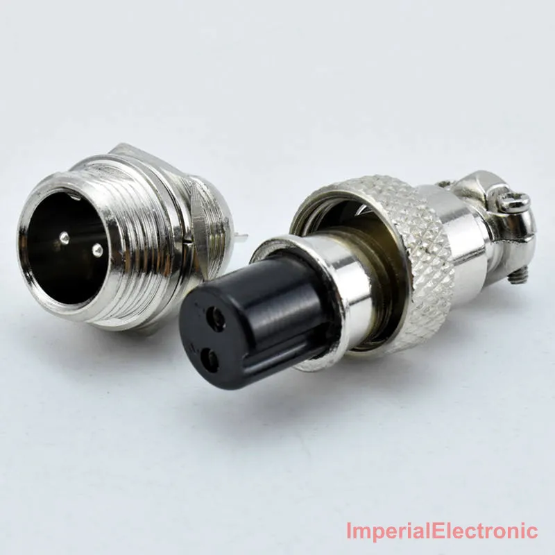 Aviation Metal Connector XLR (GX-12) — Generic