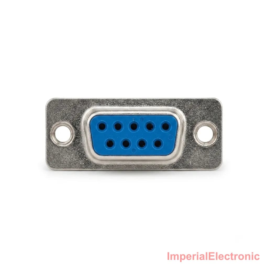DB-9 RS232 Connector Female (9-Pin D-Sub Socket) — Generic