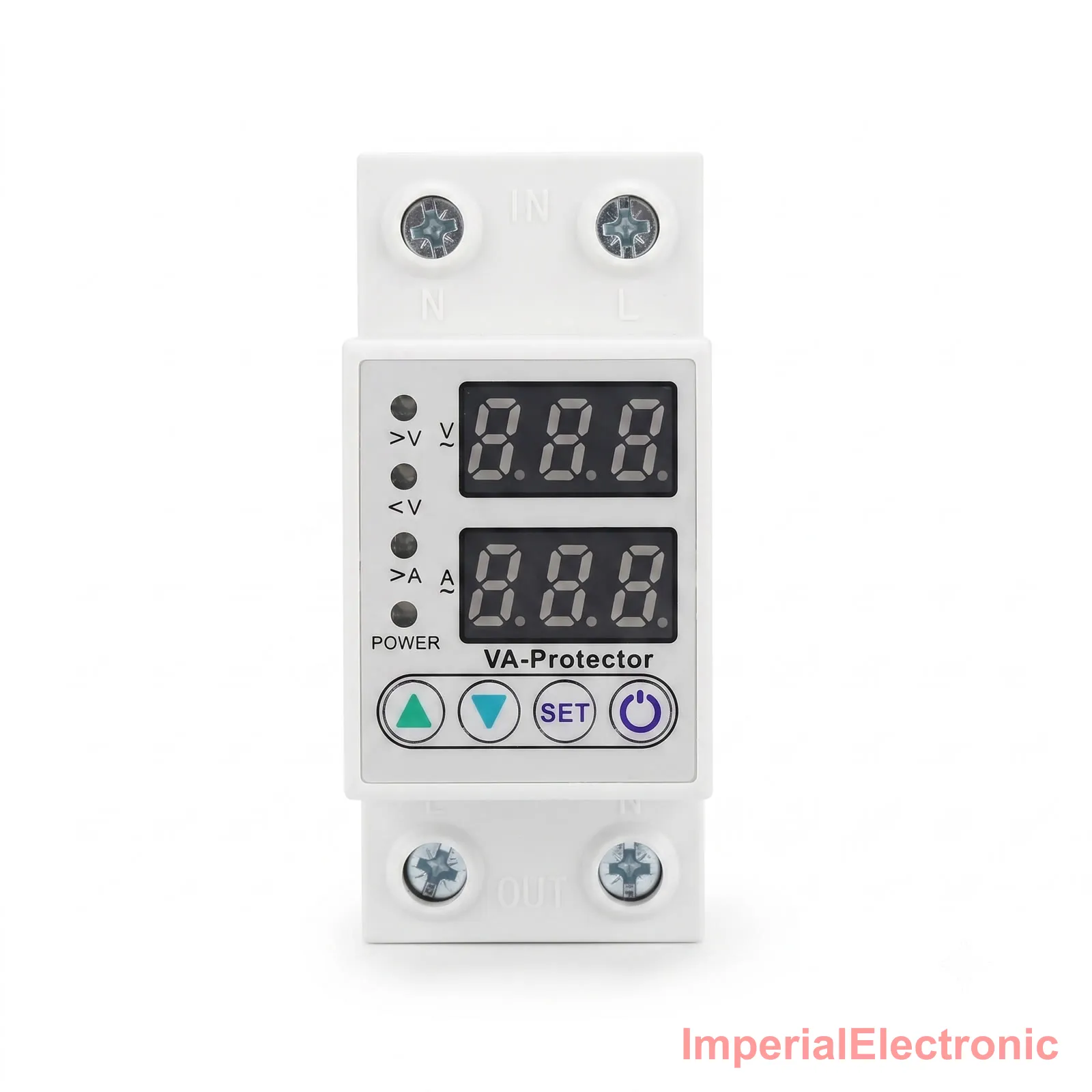 Adjustable Voltage and Ampere Protection Breaker 63A — Generic