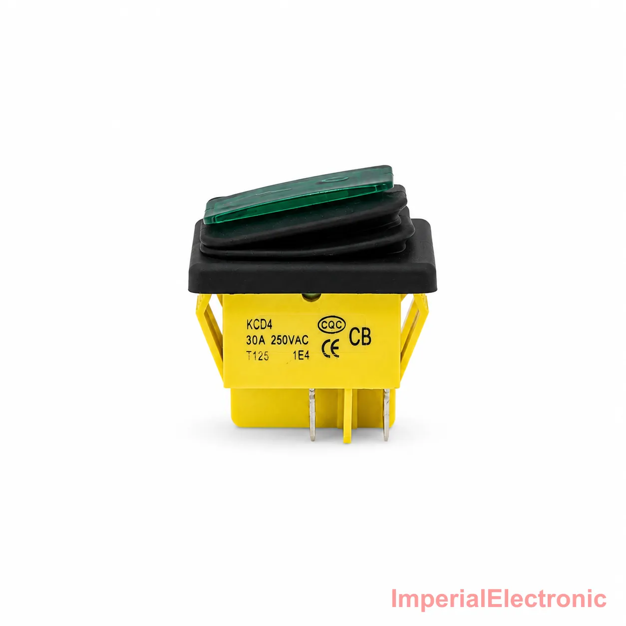 KCD-4 Rocker Switch 4-Pin Waterproof On/Off 30A (DPST) — Generic