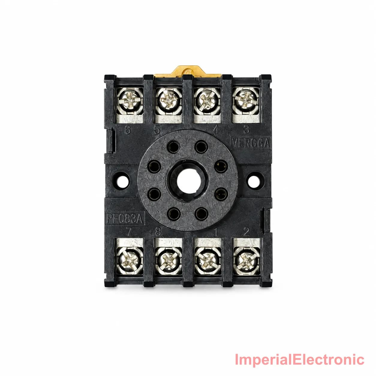 PF083A Round 8-Pin Relay Base — Generic