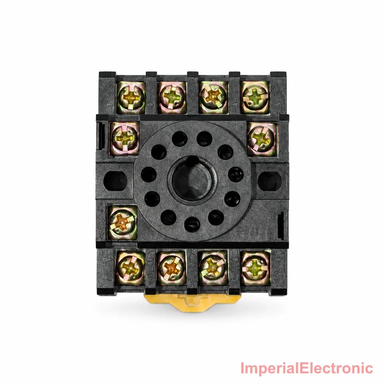 PF113A 11-Pin Round Relay Base — Generic