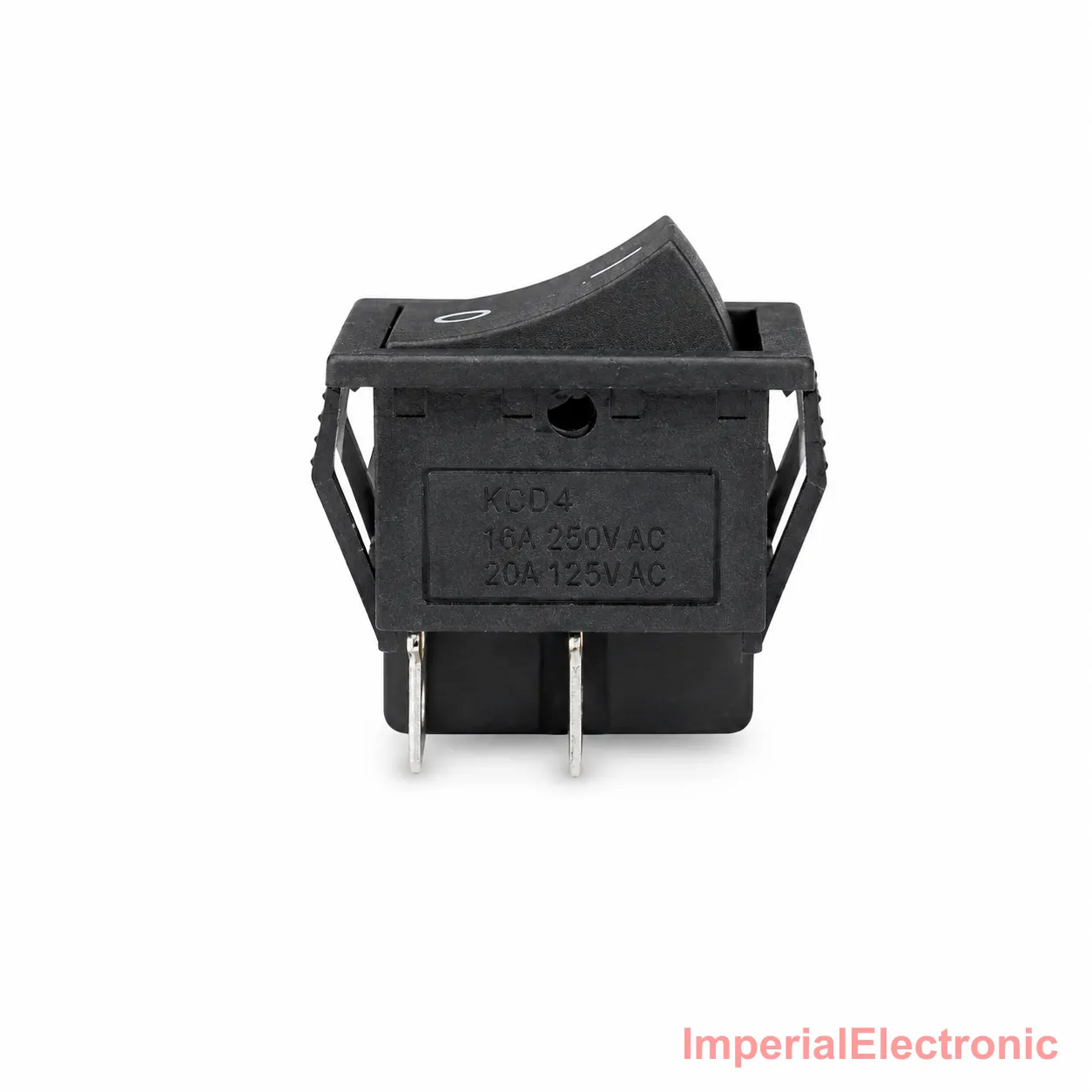 KCD-4 Rocker Switch 4-Pin Single Reset Momentary (DPST) — Generic