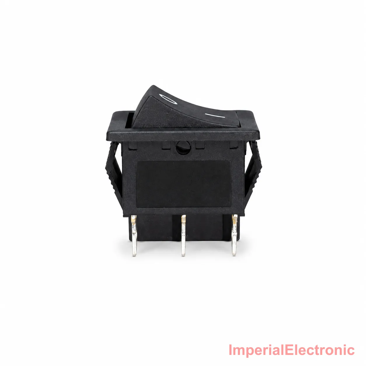KCD-4 Rocker Switch 6-Pin On/Off Black (DPST) — Generic