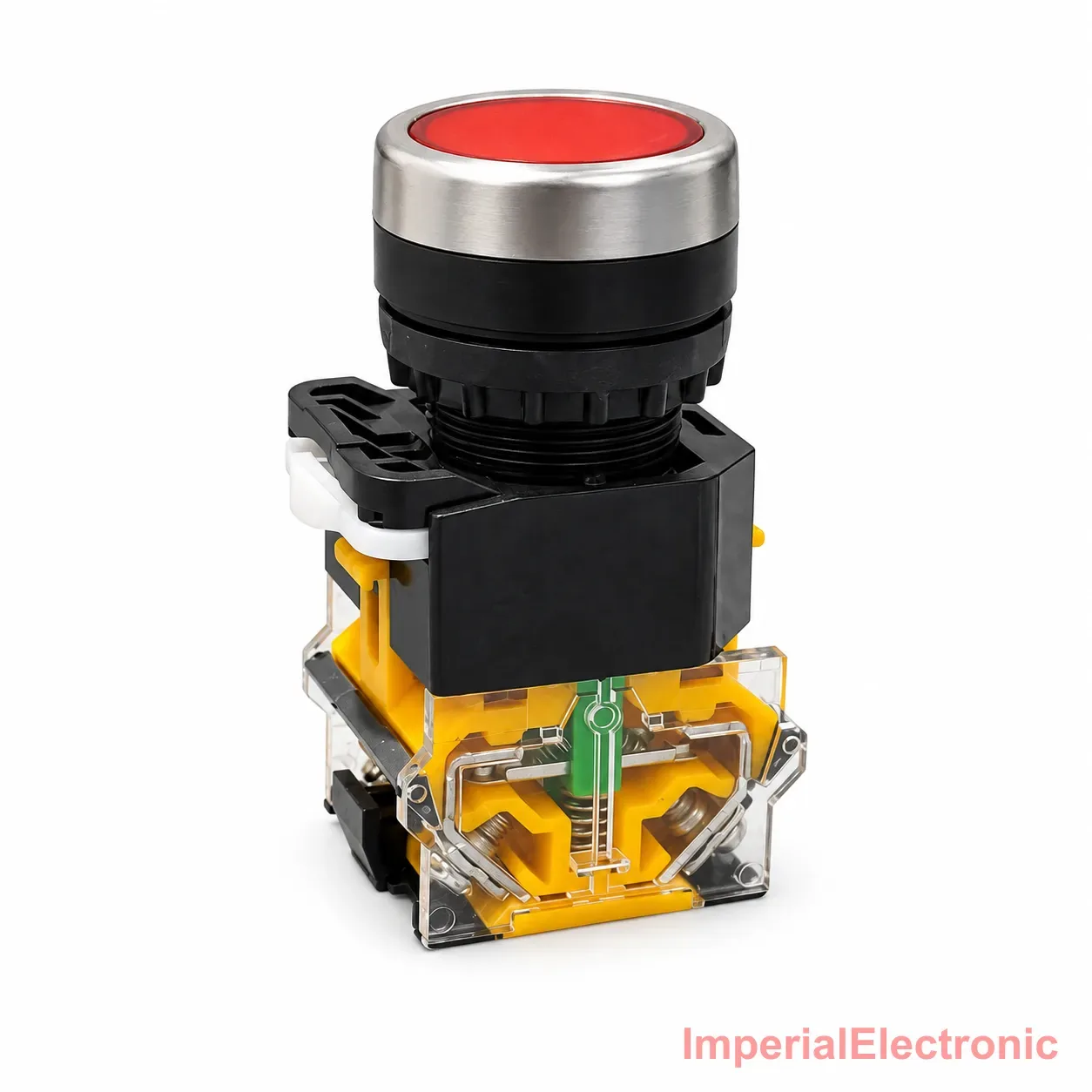 LA-38 22mm Metal Bezel Momentary Push Button Switch ("Tik Tik") — Generic
