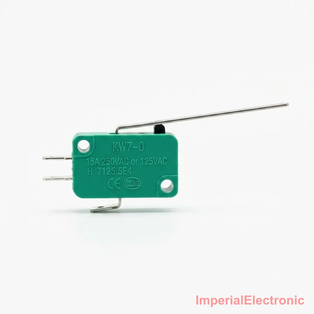 MicroSwitch Green SPDT Medium Size (KW7-9) — Generic
