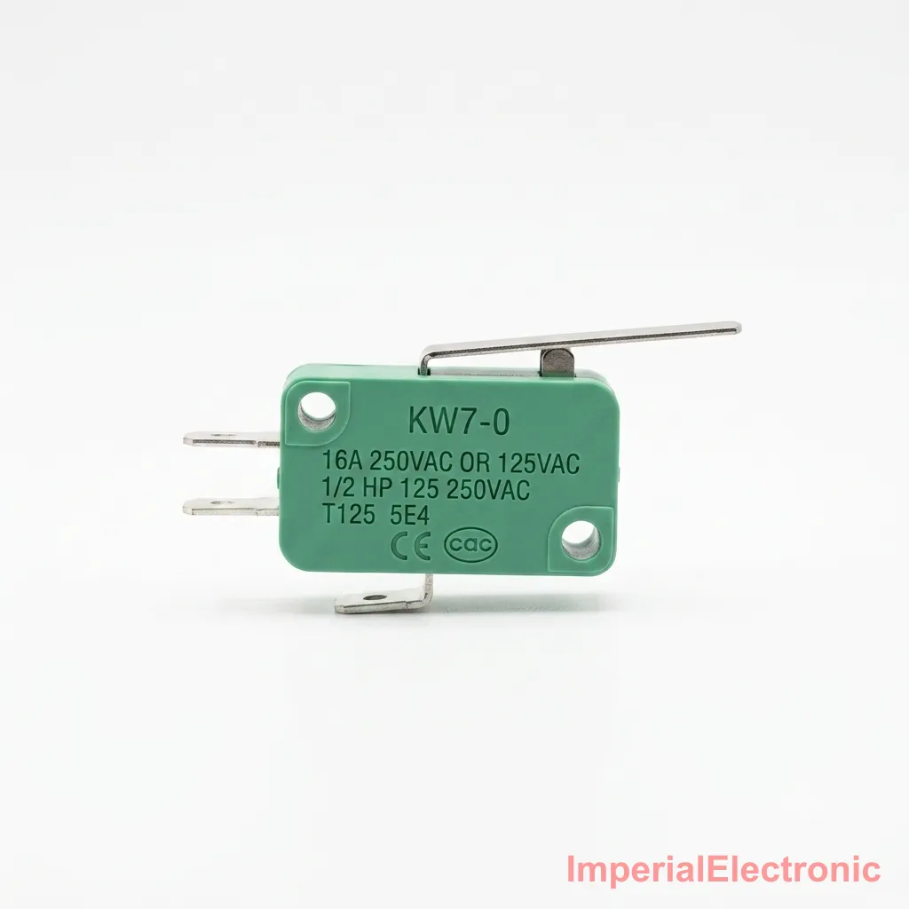 MicroSwitch Green SPDT Medium Size (KW7-1) — Generic
