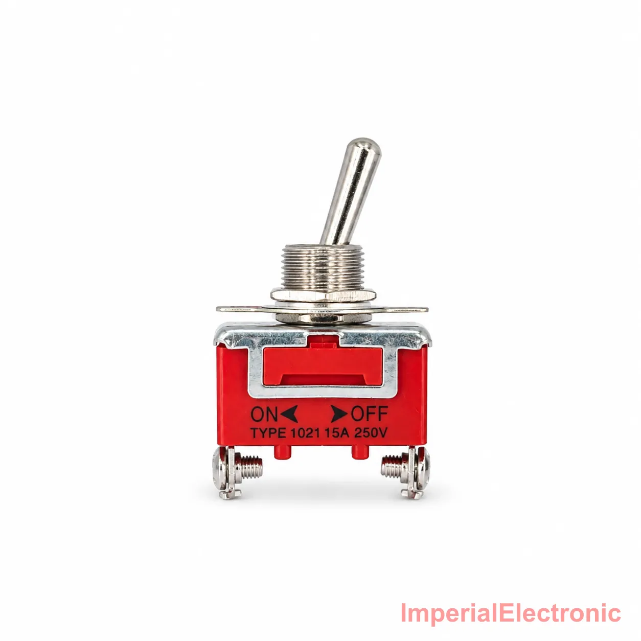 Toggle Switch 2-Pin On/Off SPST Screw Terminal (E-Ten 1021) — E-Ten