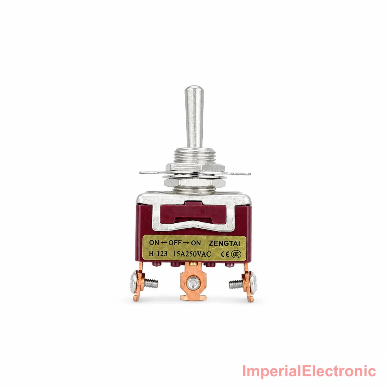 Toggle Switch 3-Pin SPDT Momentary Double Reset (ZENGTAI H-123) — ZENGTAI