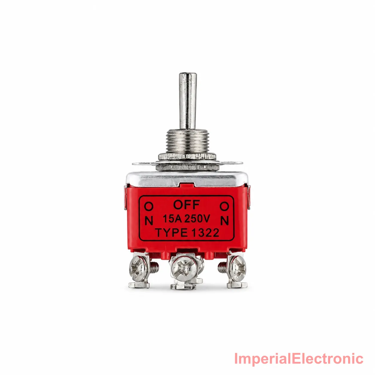 Toggle Switch 6-Pin On/Off/On DPDT (E-Ten 1322) — E-Ten