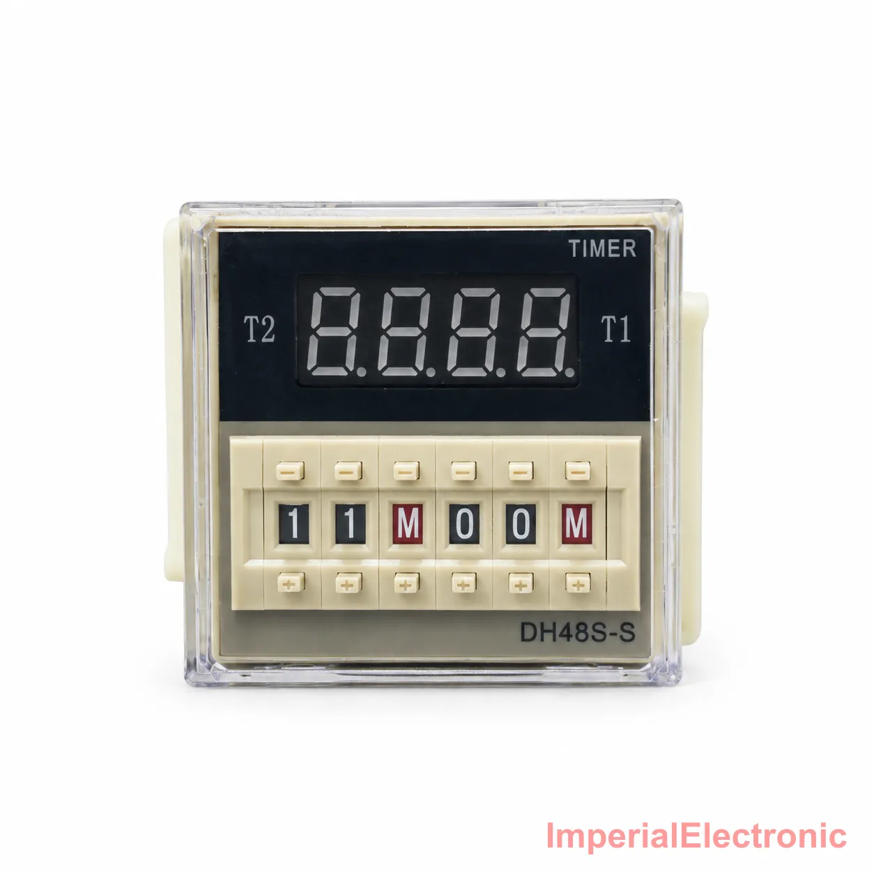 DH48S-S Digital Repeat-Cycle Timer Relay (Twin Timer, 8-Pin) — Generic